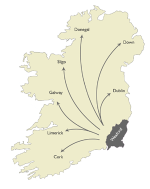 Map location for Wexford Piping & Fittings Ltd.